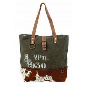 Myra Vintage 1930 Canvas Tote Bag
